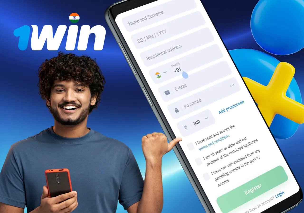 Information about the registration process using the mobile application